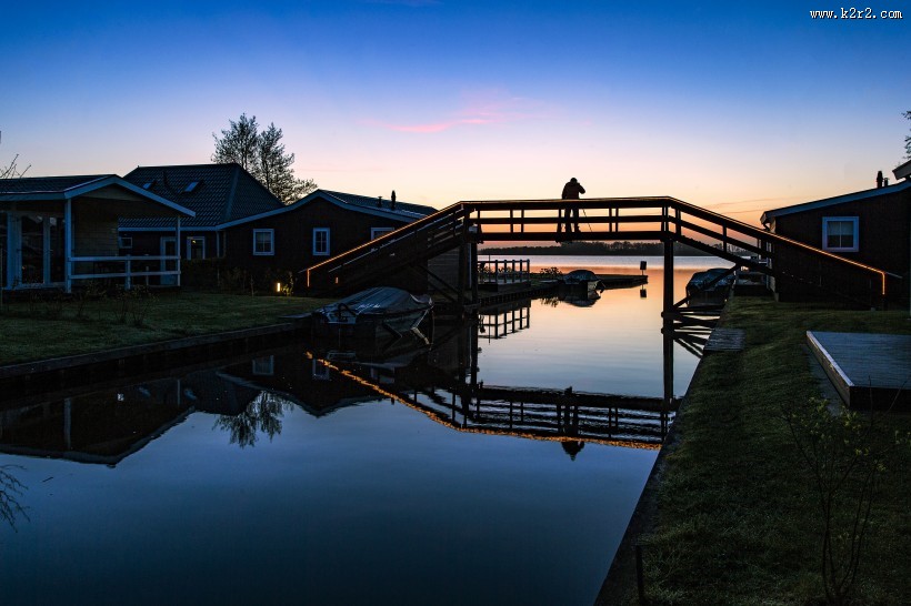 荷兰羊角村风景图片大全