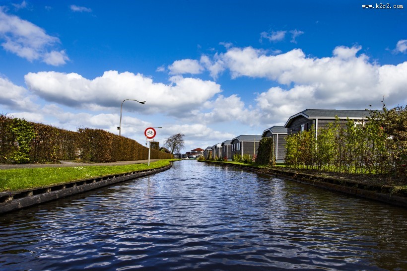 荷兰羊角村风景图片大全