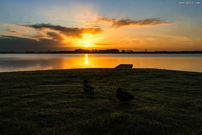 荷兰羊角村风景图片大全