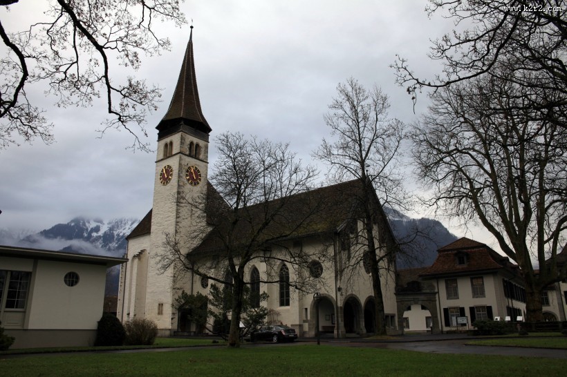 瑞士小镇因特拉肯风景图片大全