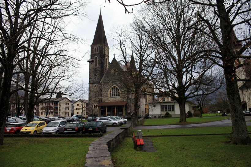 瑞士小镇因特拉肯风景图片大全