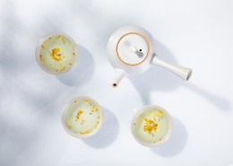 清香的桂花茶图片