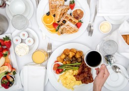 丰盛的早餐图片