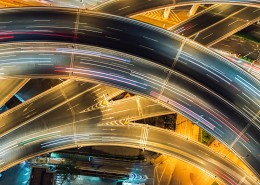 现代都市立交桥风景图片