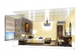 中山百合深化手绘图片大全