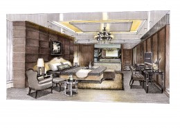 合景誉峰A5手绘稿图片大全