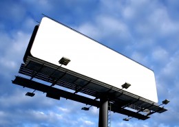 户外空白广告牌图片