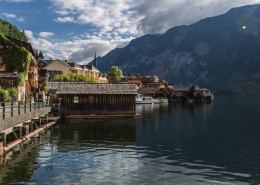 奥地利哈尔施塔特美丽风景图片