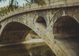 河北赵县赵州桥古建筑风景图片