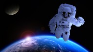 太空中的宇航员图片大全