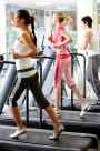 跑步机上的美女图片大全