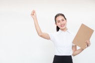 自信的职场女性白领图片