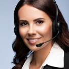 漂亮的美女话务员图片