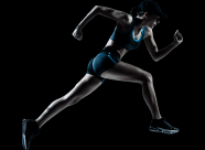 跑步透明背景PNG图片