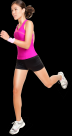 跑步透明背景PNG图片