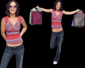 女孩透明背景PNG图片