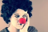 可爱的小丑演员图片