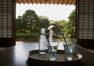 夏日里打伞的日本女人图片大全