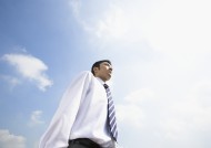 朝气蓬勃的企业员工图片