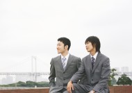 朝气蓬勃的企业员工图片