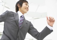 朝气蓬勃的企业员工图片