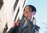 打电话的白领女性图片