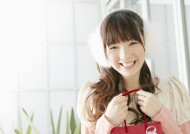 女孩和礼物图片