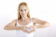 心形和女人图片