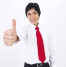 商务男性动作图片