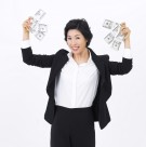 商务女性动作图片