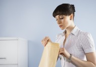 女性商业滑稽姿态图片