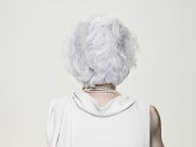 老年人表情特写图片