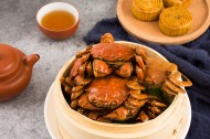美味清蒸大闸蟹图片
