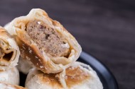 超级好吃的苏式鲜肉月饼图片