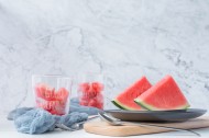夏日冰镇西瓜图片大全