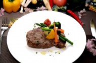 精美摆盘的牛排图片大全