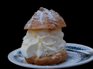 香甜的泡芙图片