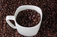 杯中的咖啡豆图片大全