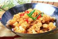 家常干锅菜花图片
