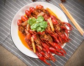 好吃的麻辣小龙虾图片