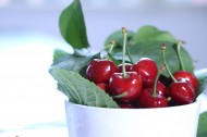 酸甜可口的红色车厘子图片大全