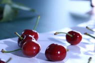 酸甜可口的红色车厘子图片大全