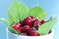 酸甜可口的红色车厘子图片大全