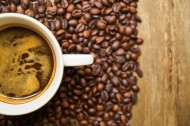 醇香浓厚的咖啡豆图片
