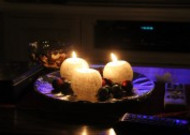 浪漫的烛光晚餐图片