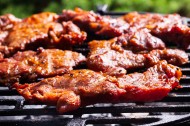 美味的烤肉图片
