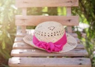 夏季出游必备的遮阳草帽图片
