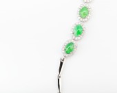 漂亮贵重的玉石项链图片