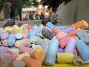 彩色粉笔图片大全