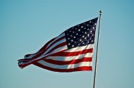 飘荡的美国国旗图片大全